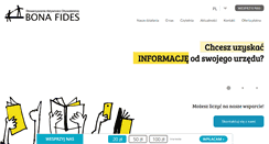 Desktop Screenshot of bonafides.pl